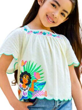 Entire Closet $5! NEW Disney Parks Girl's Encanto Mirabel Blouse Top Shirt Large